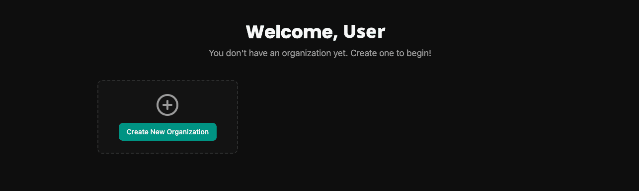 Organization Dashboard